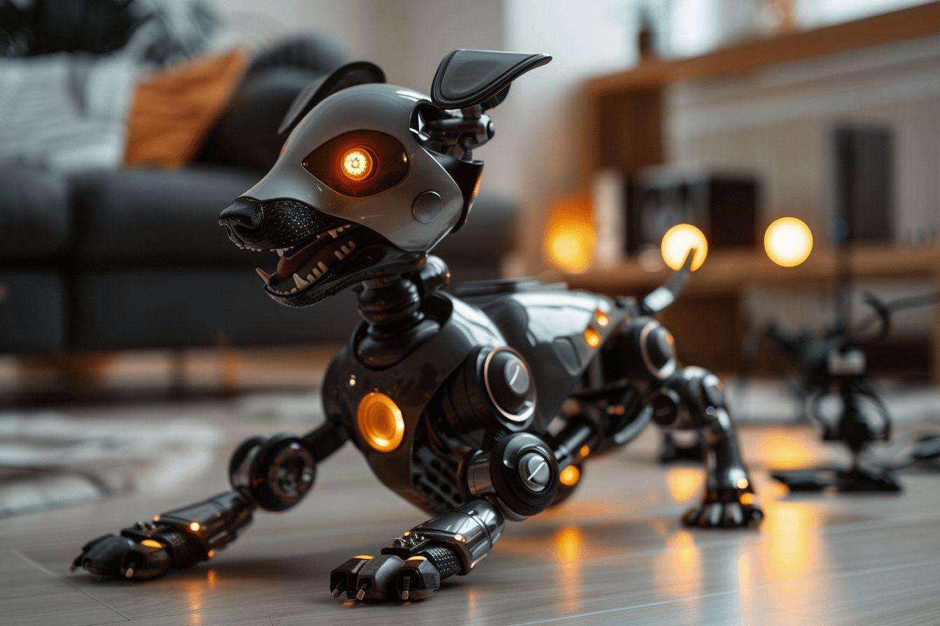 Chien robot intelligent : le compagnon du futur doté d'intelligence artificielle