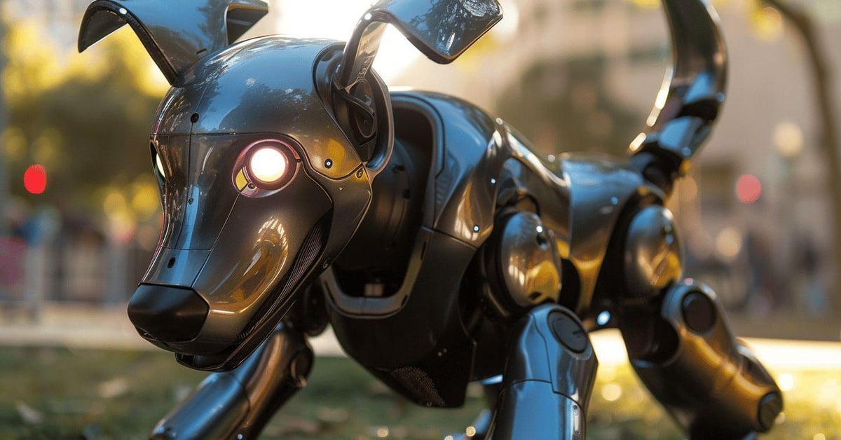 Chien robotique robot intelligent qui assure securite rappelle regles featured