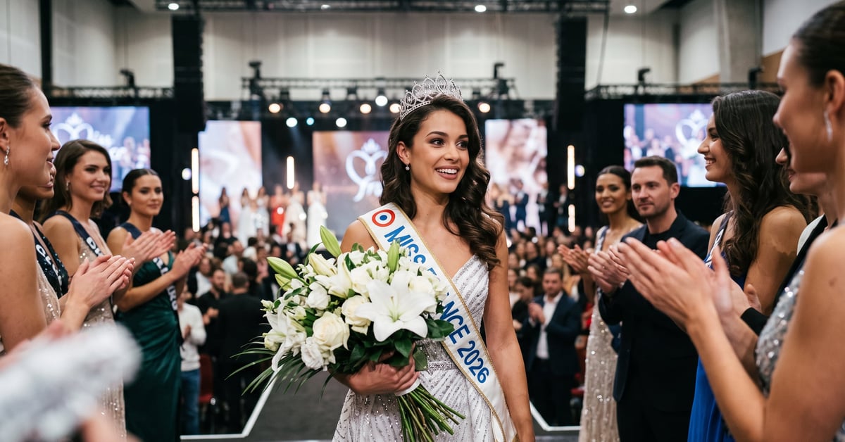 Miss France 2026 : portrait de la gagnante couronnée lors de la cérémonie officielle